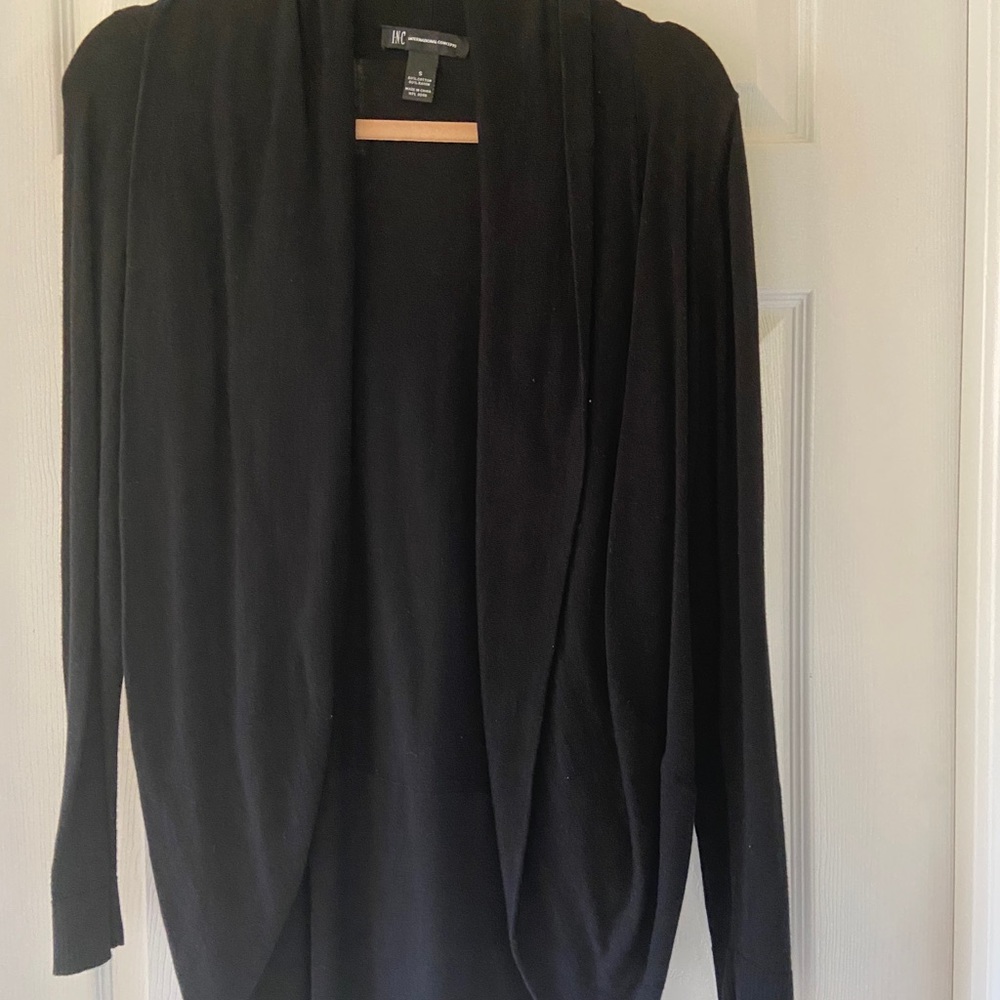Black sweater jacket